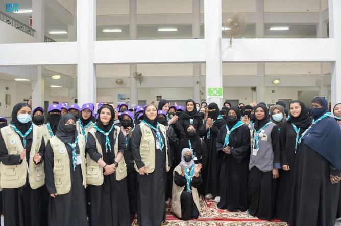 Antusiasme Pramuka Putri Saudi Melayani Jamaah Haji Ujar Princess Sama binti Faisal bin Abdullah arab scout